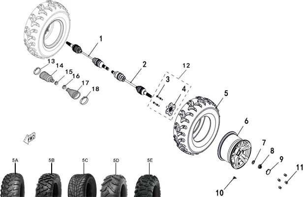 ROUES AVANT