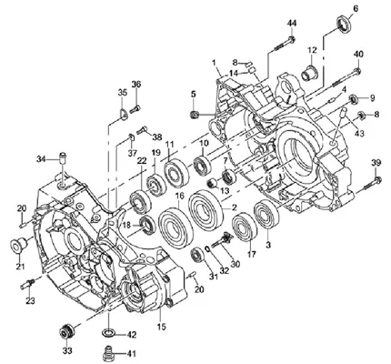 CARTER BAS MOTEUR