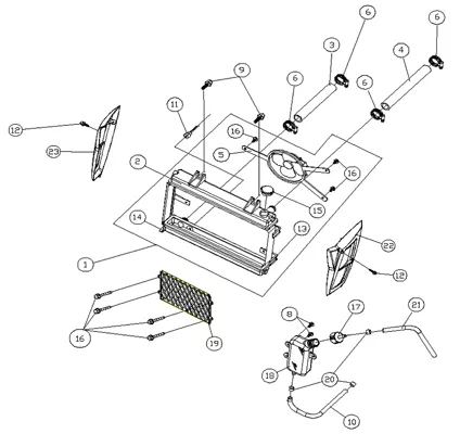 SYST  REFROIDISSEMENT NO SERIE  RFWAKXXXXXTXX1300