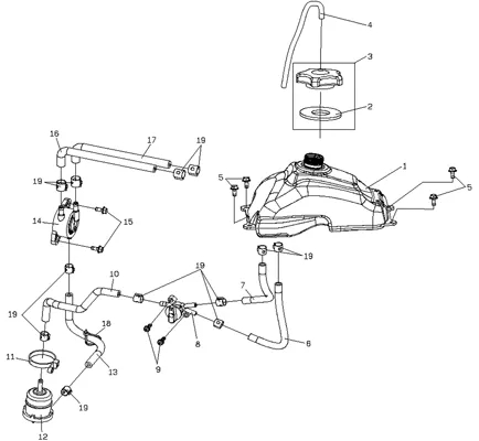 RESERVOIR CARBURANT NO SERIE   RFWAKXXXXXTXX1700