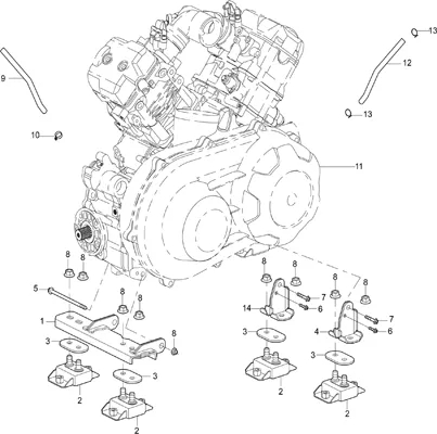 SUPPORTS MOTEUR