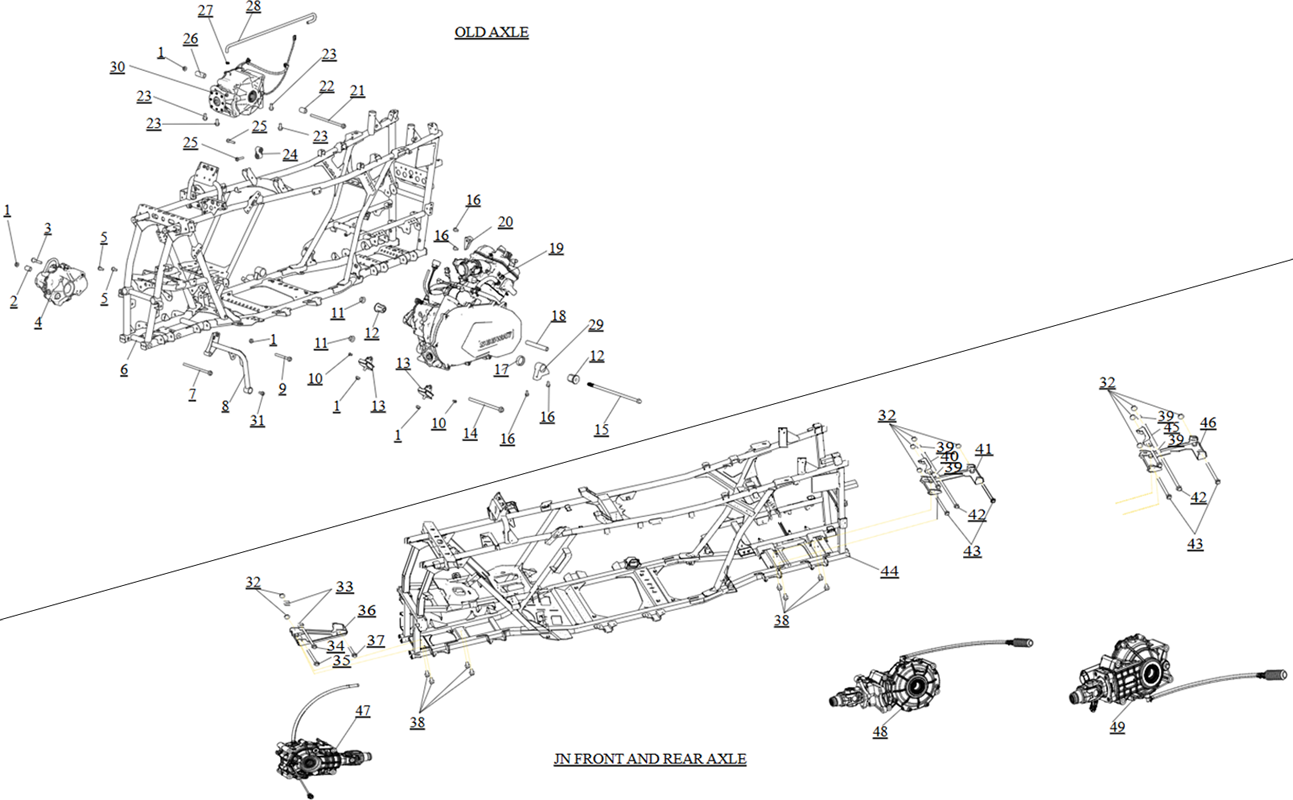 CHASSIS   PONTS   SUPPORTS DIVERS
