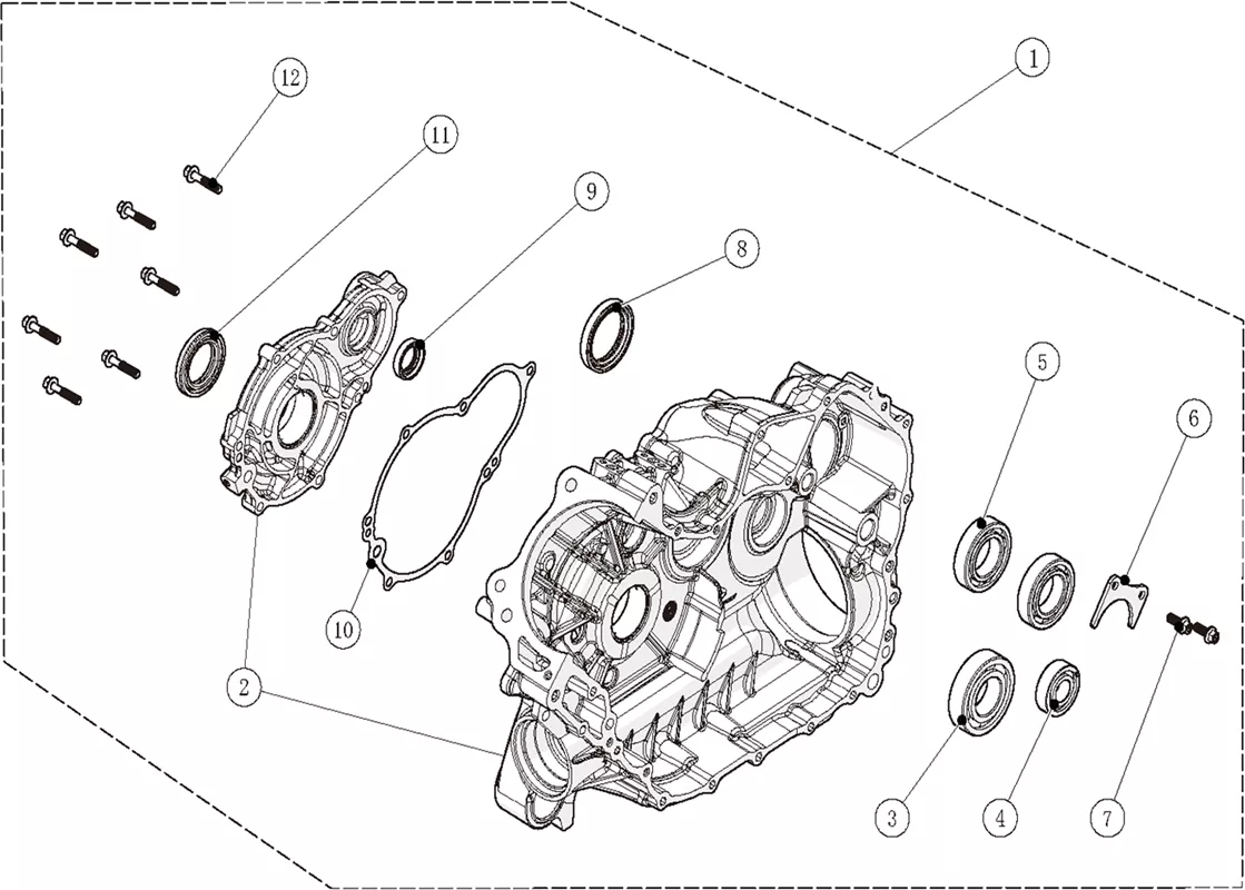 KIT CARTER MOTEUR DROIT