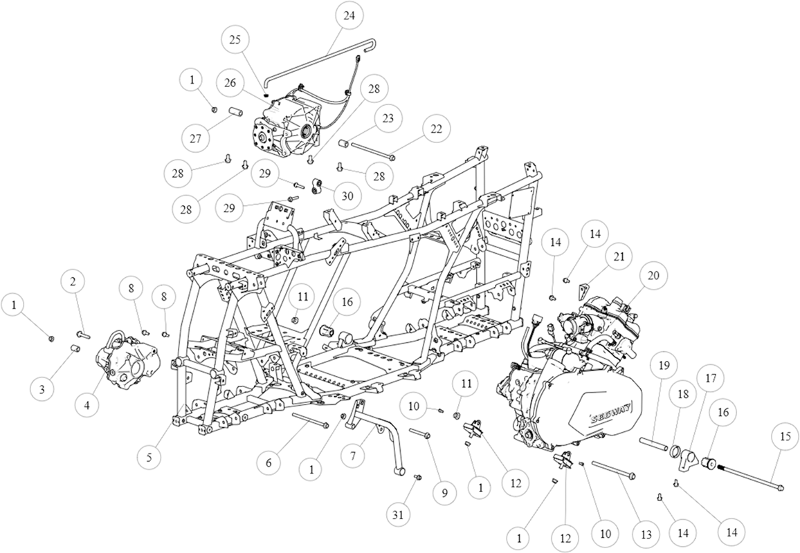 CHASSIS   PONTS   SUPPORTS DIVERS