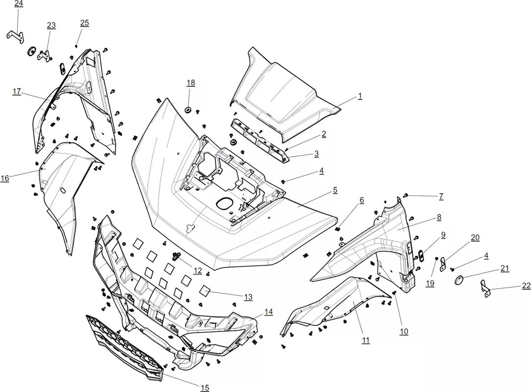 CARROSSERIE AVANT
