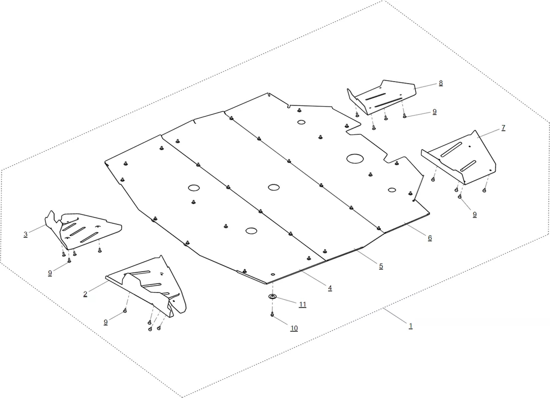 KIT PROTECTION ALU  OPTION 