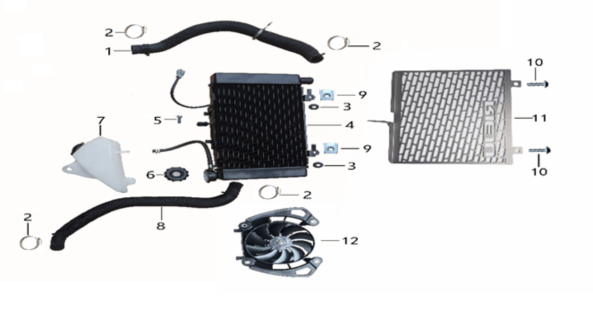 RADIATEUR - FILTRE A AIR