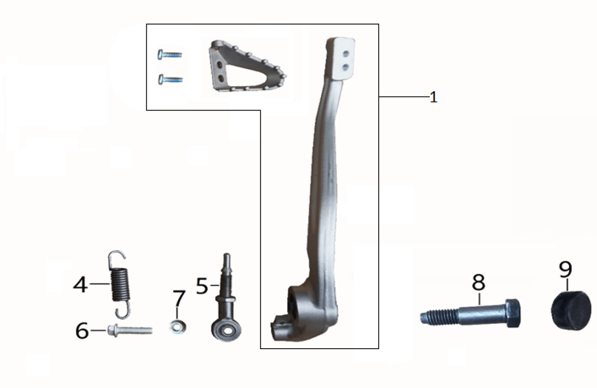 PEDAL DE FRENO