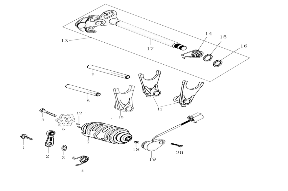 HORQUILLA CAMBIO
