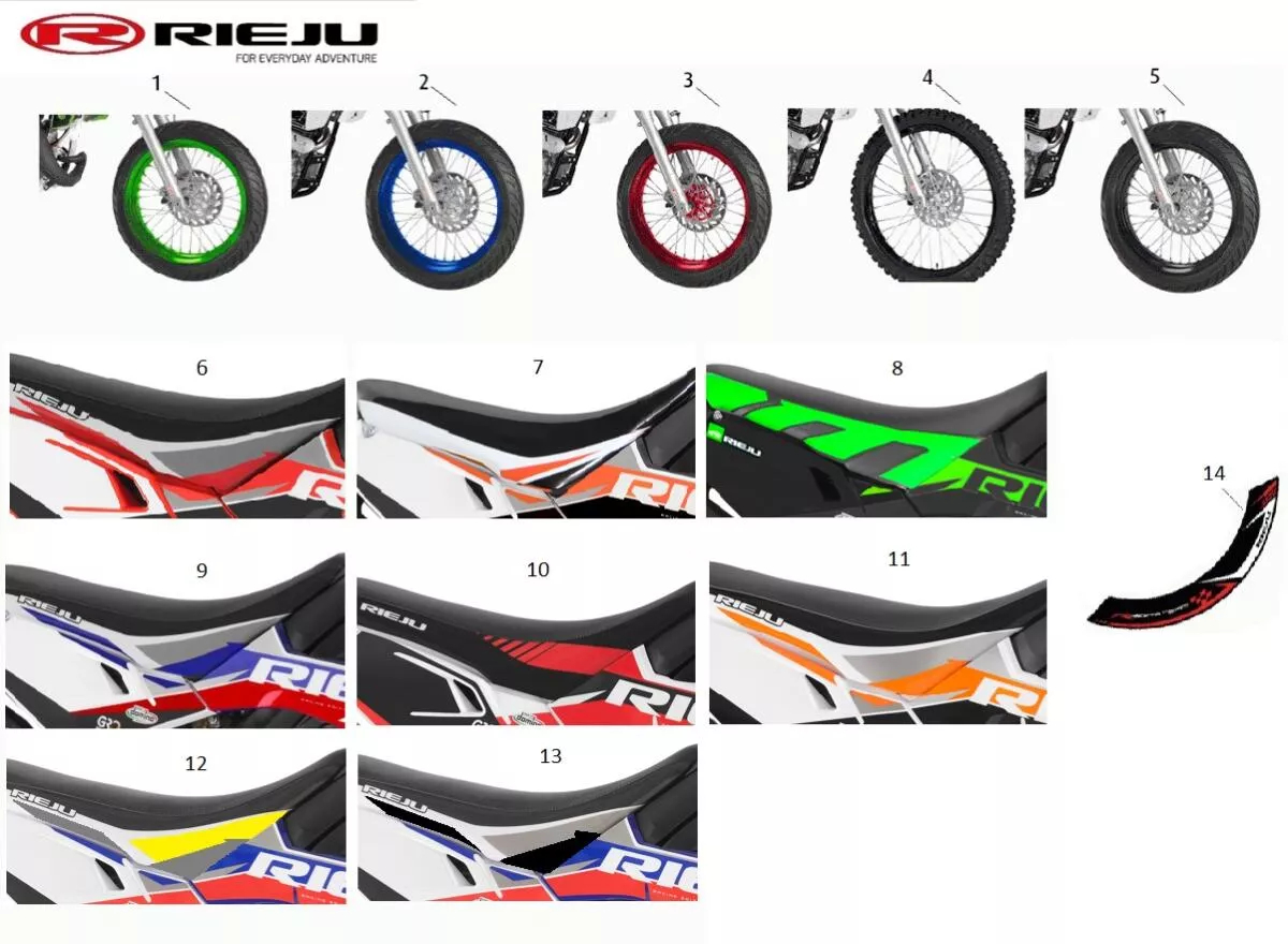 ACCESSOIRES - ROUES / SELLES
