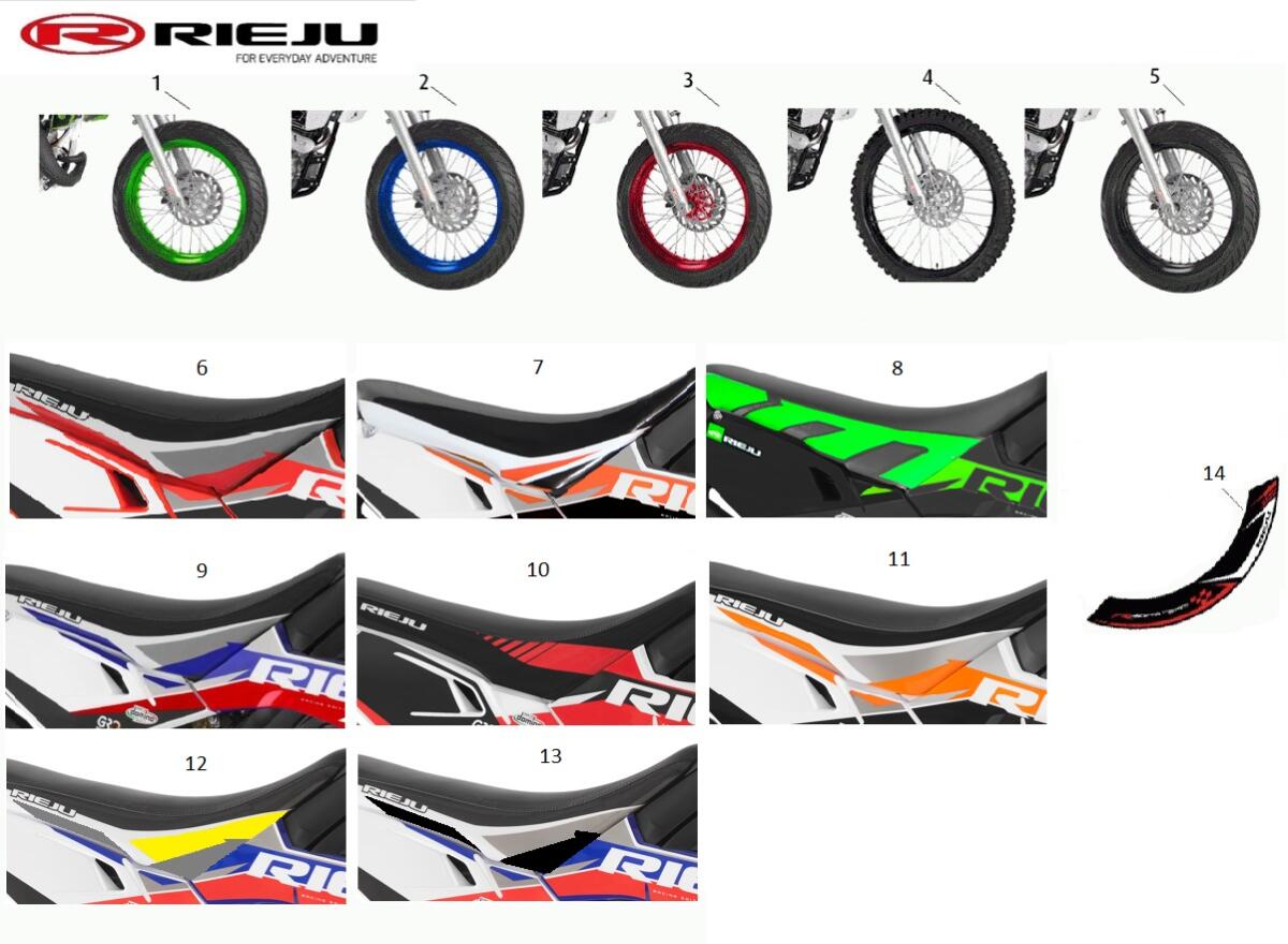 ACCESSOIRES - ROUES / SELLES