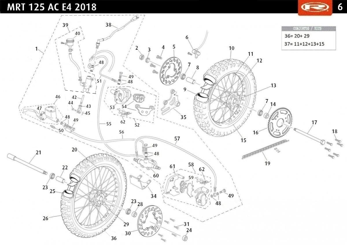 ROUES - SYSTEME DE FREINAGE