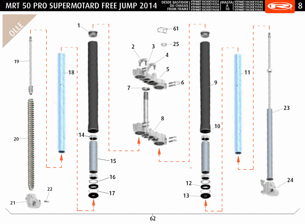 SUSPENSION OLLE R16V 