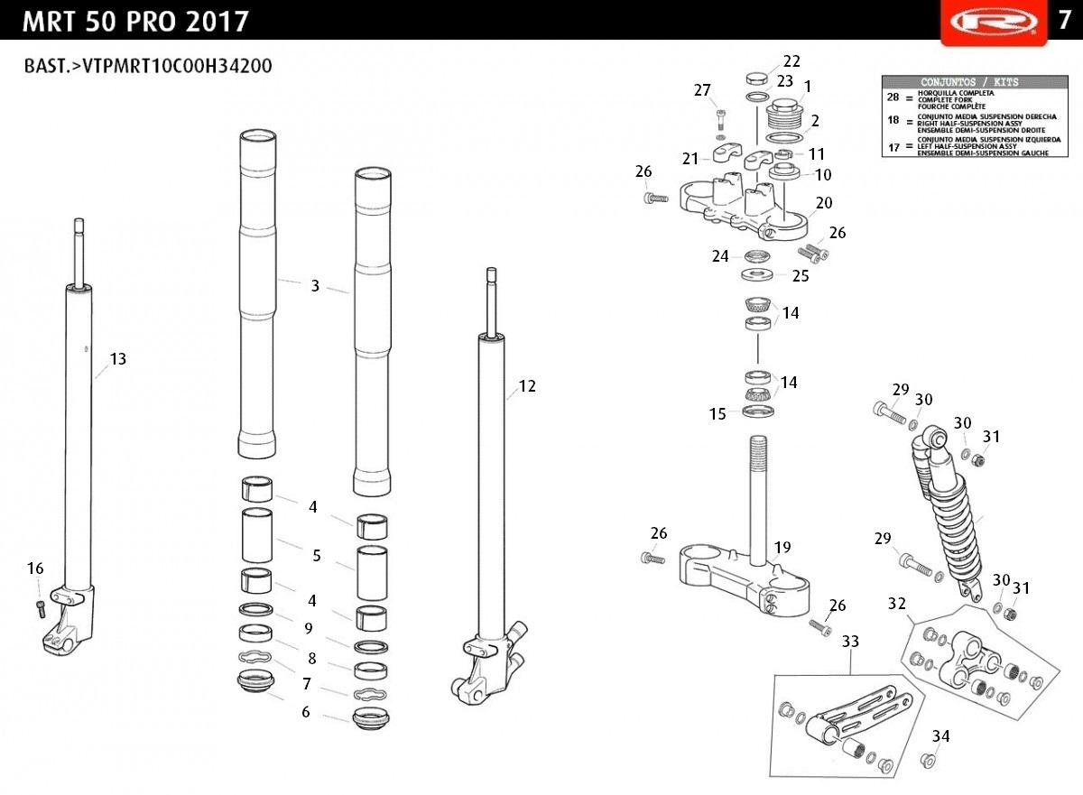 SUSPENSION MRT PRO 2017 Q40