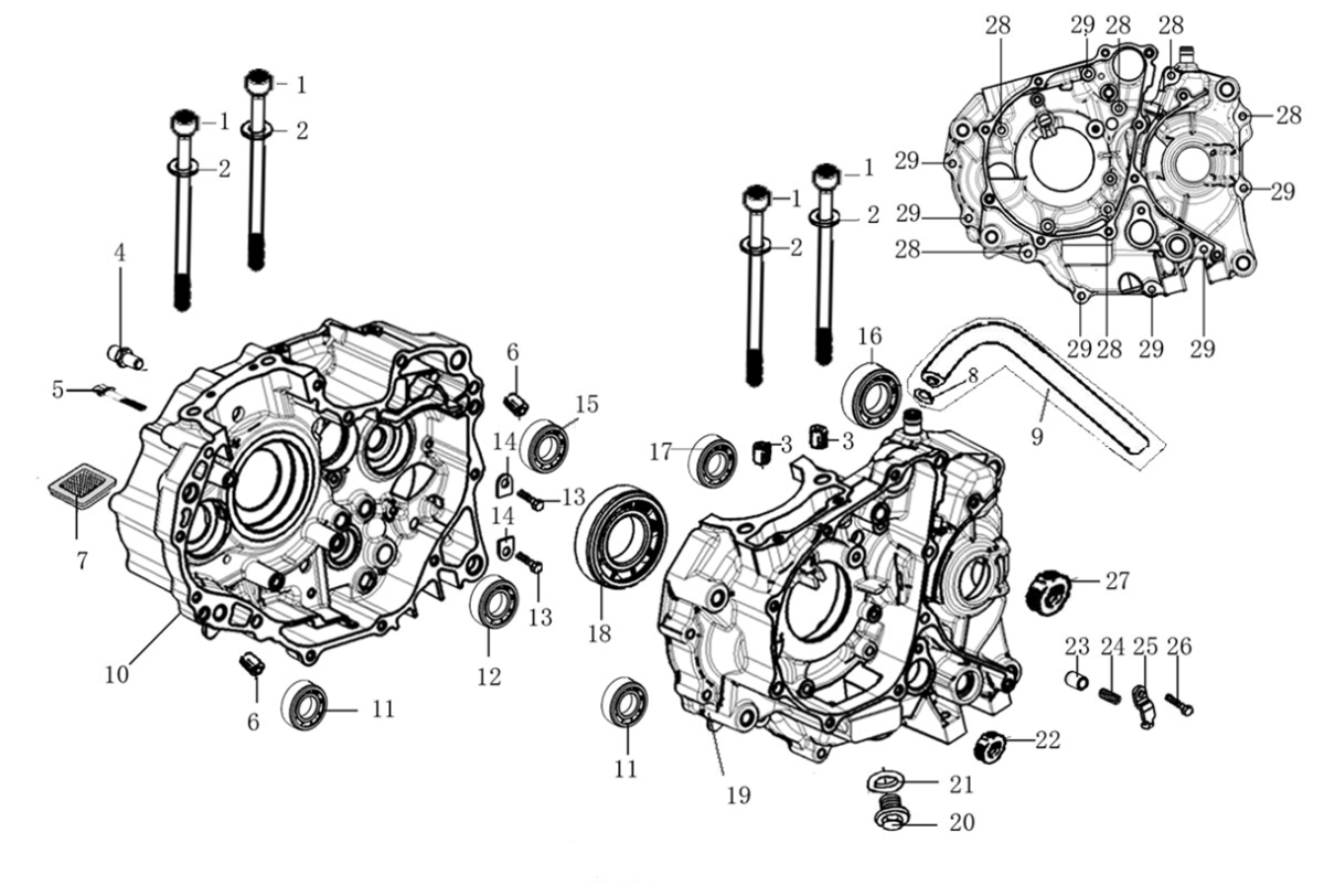 CUBIERTA MOTOR