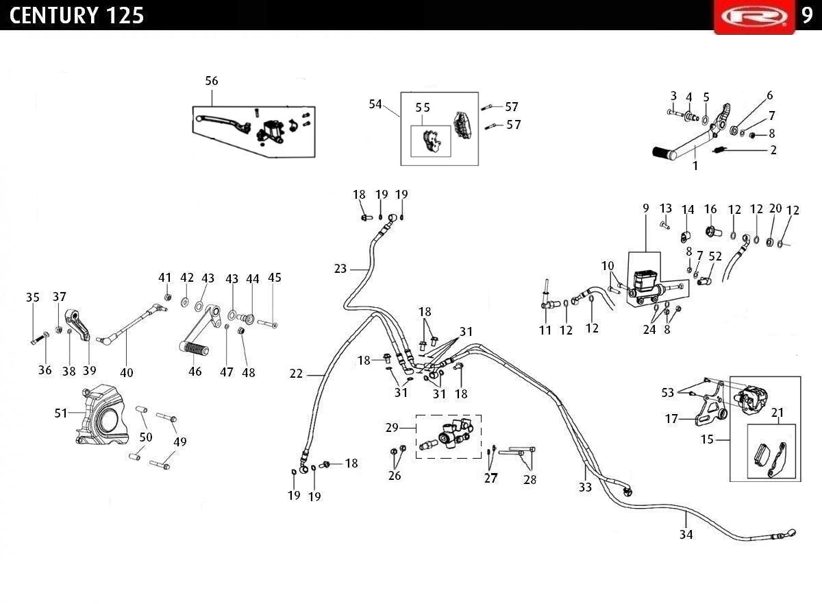 PÉDALES - SYSTEME DE FREINAGE