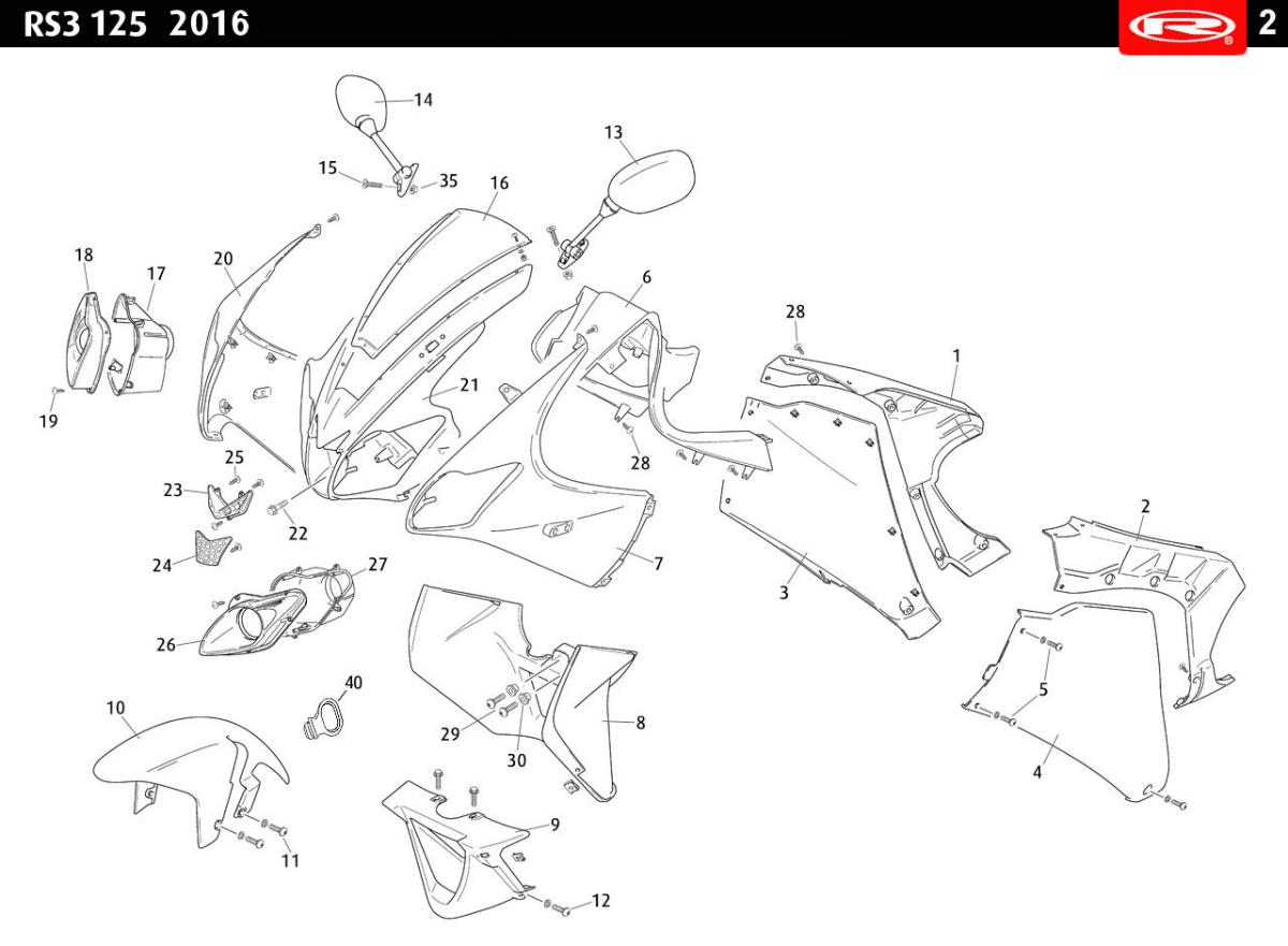 CARÉNAGES AVANT