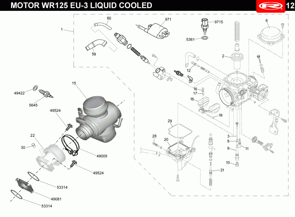 CARBURADOR - BOBINA DE ALTA