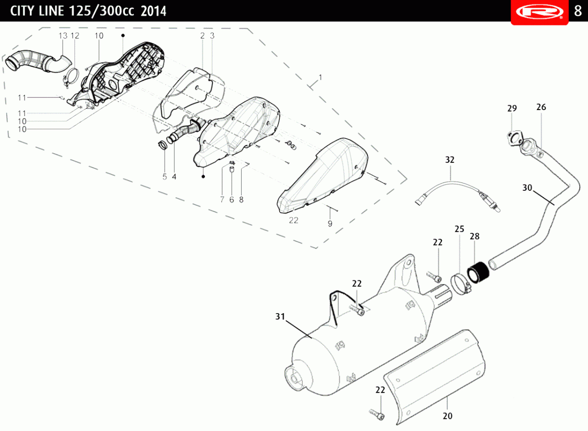 ÉCHAPPEMENT - FILTRE À AIR