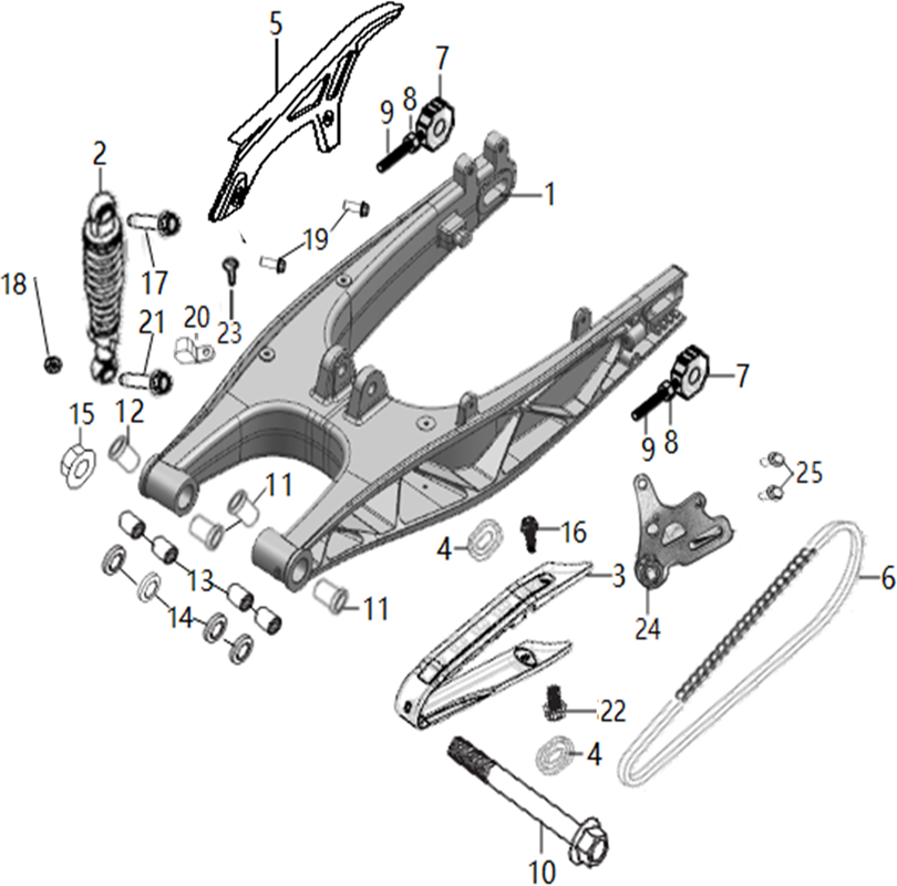 Colliers Frein Kawasaki KX85 KX125 KLX300 Jfqm 2 Pièces Colliers De Serrage De Tuyau De Frein Arrière De Moto CNC Support De Ligne De Câble De Bras Oscillant Adapté For Kawasaki KX