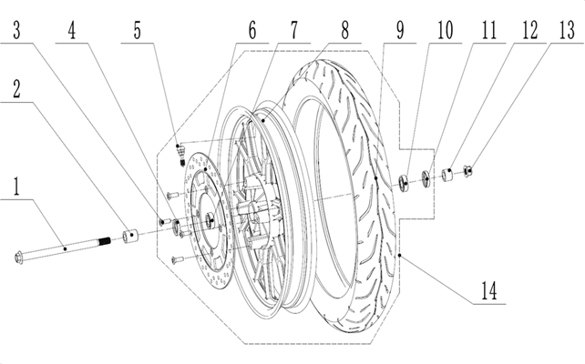 ROUE AVANT
