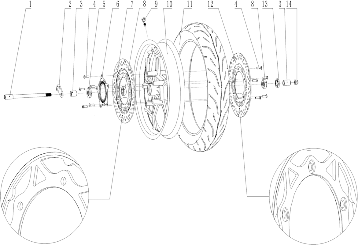 ROUE AVANT