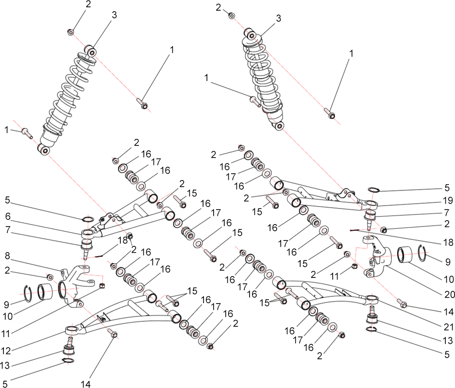 ENSEMBLE SUSPENSION AVANT