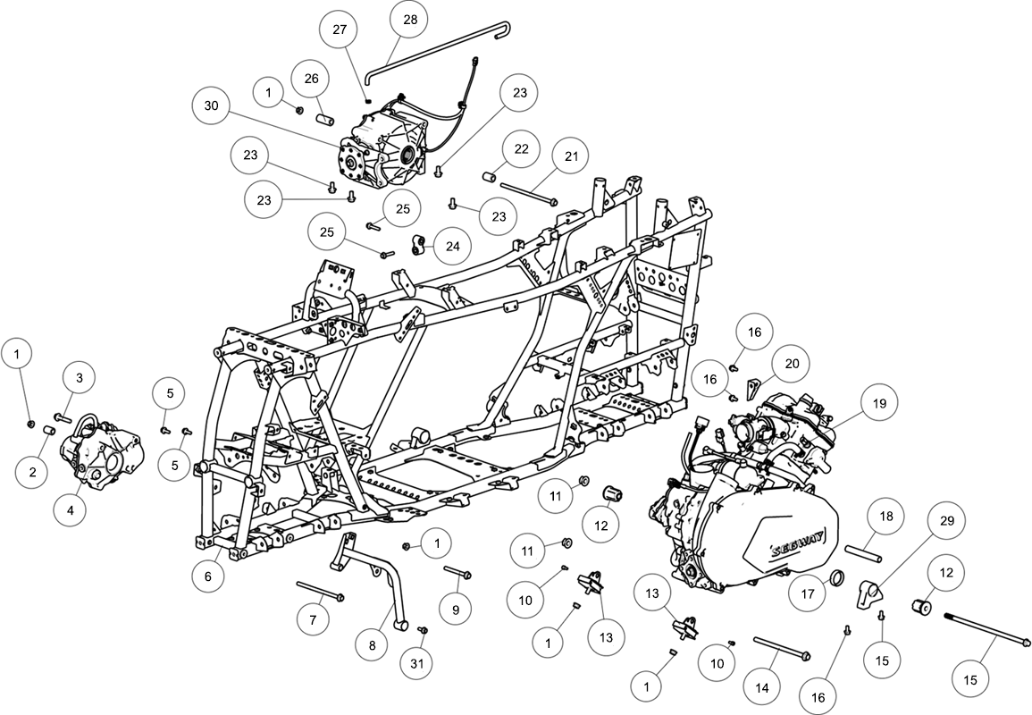 CHASSIS / PONTS / SUPPORTS DIVERS