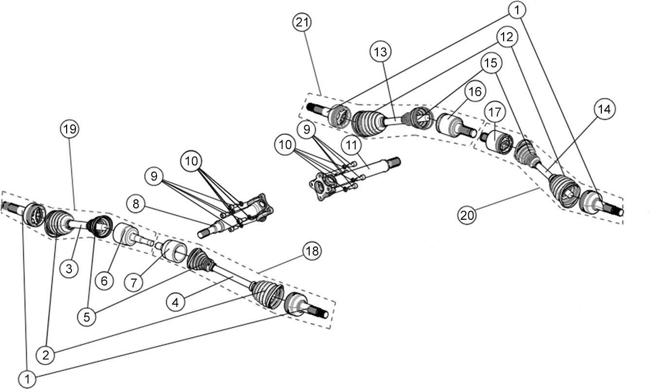 CARDANS (DETAILS / LONG / GSP (JN))