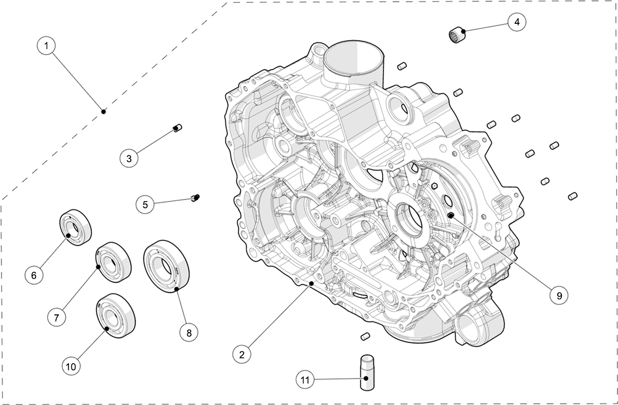 KIT CARTER MOTEUR GAUCHE