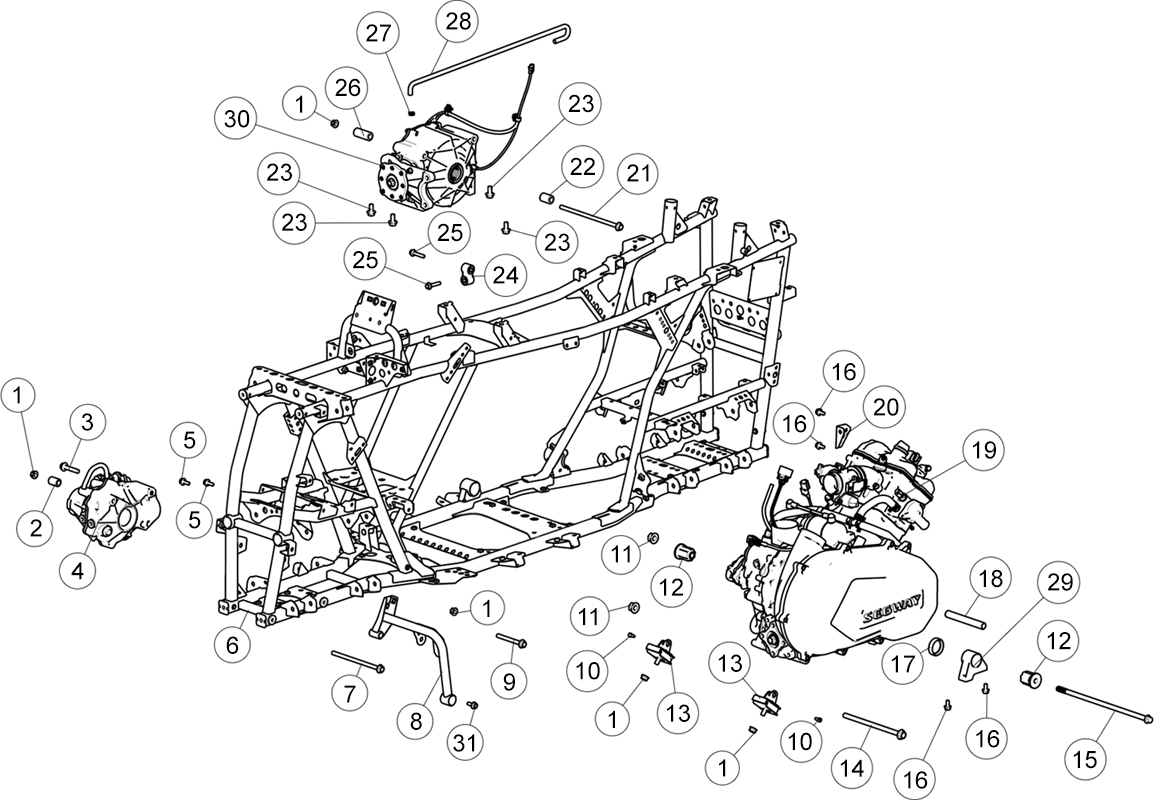 CHASSIS / PONTS / SUPPORTS DIVERS