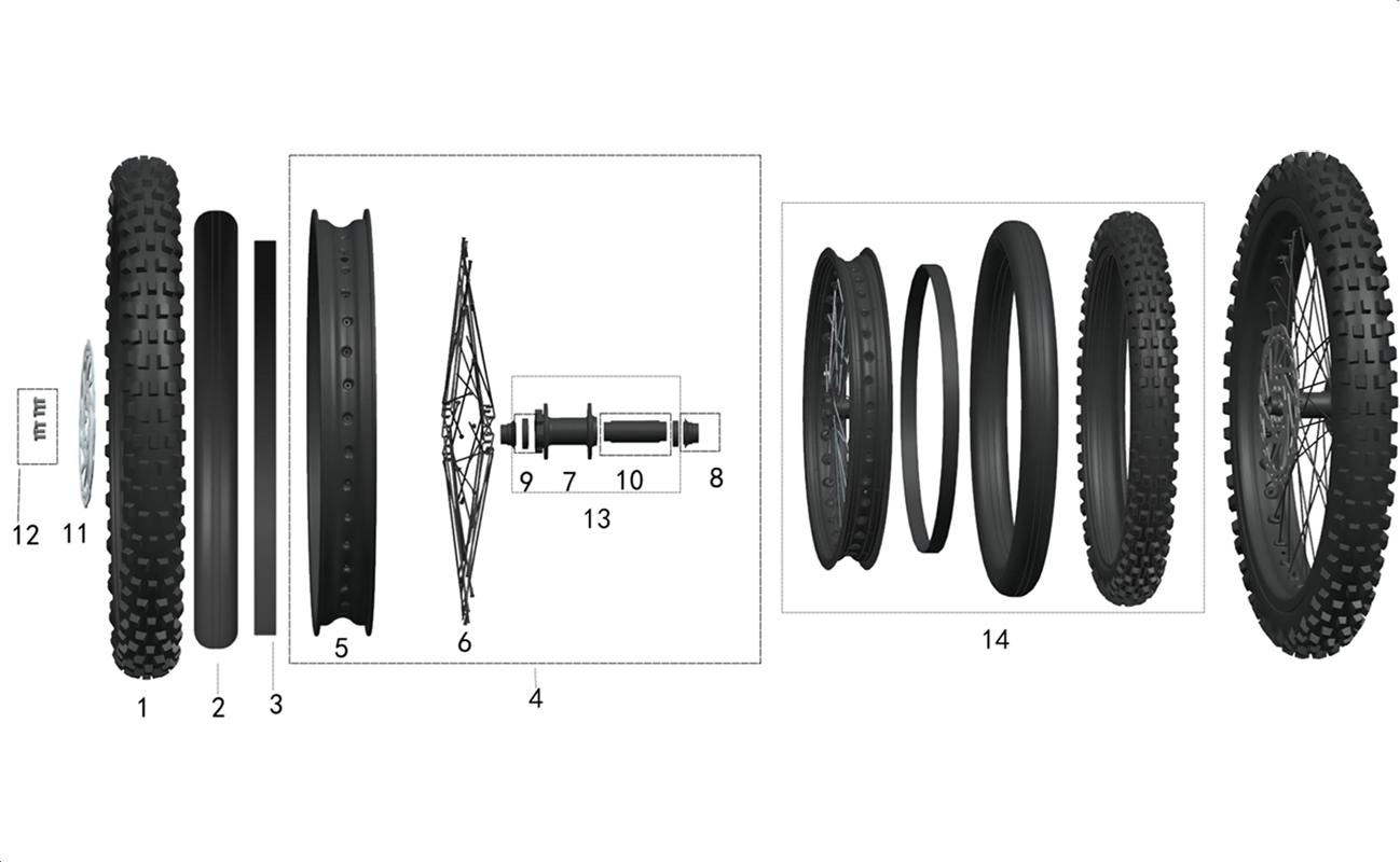 ENSEMBLE ROUE AVANT