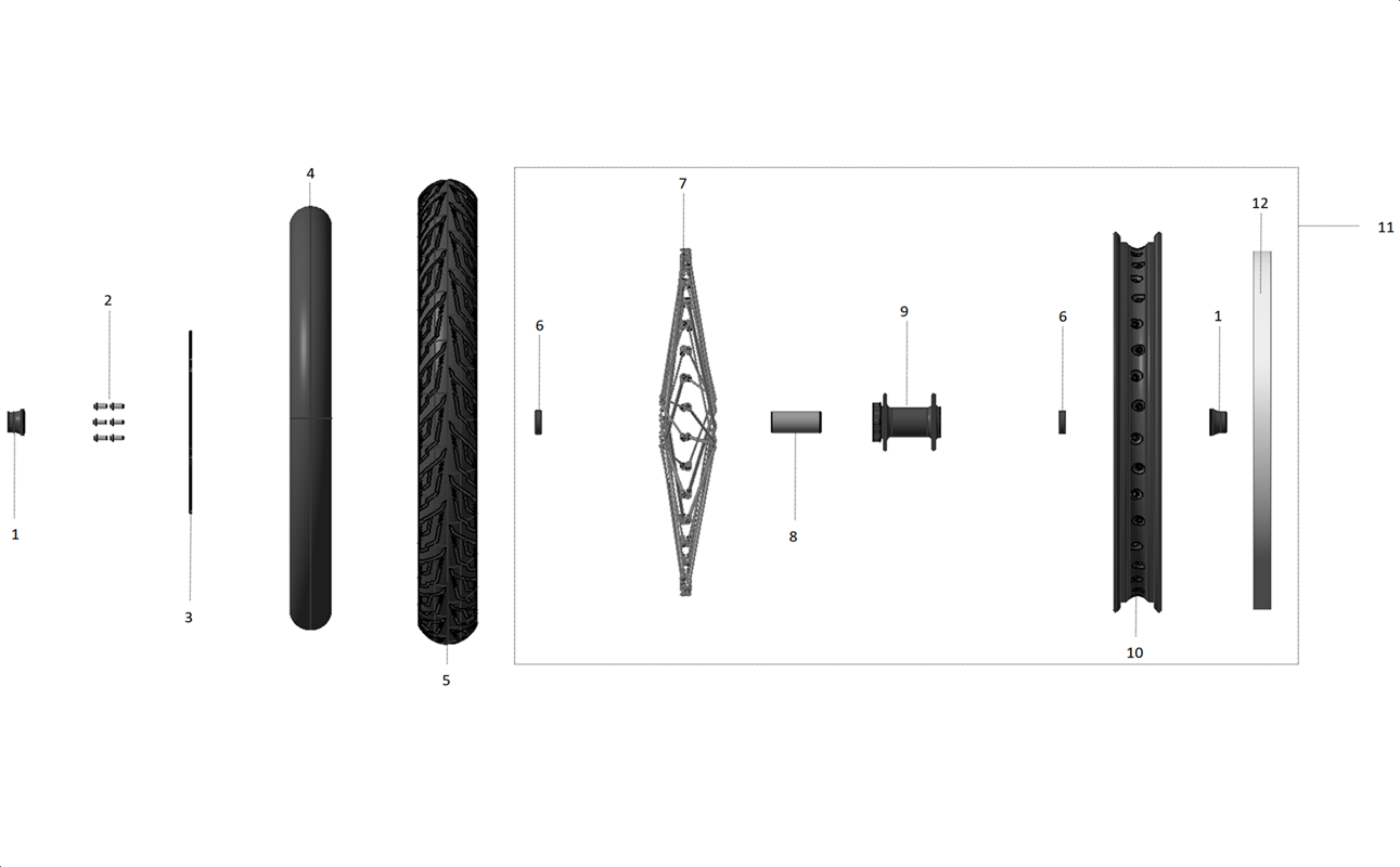 ENSEMBLE ROUE AVANT
