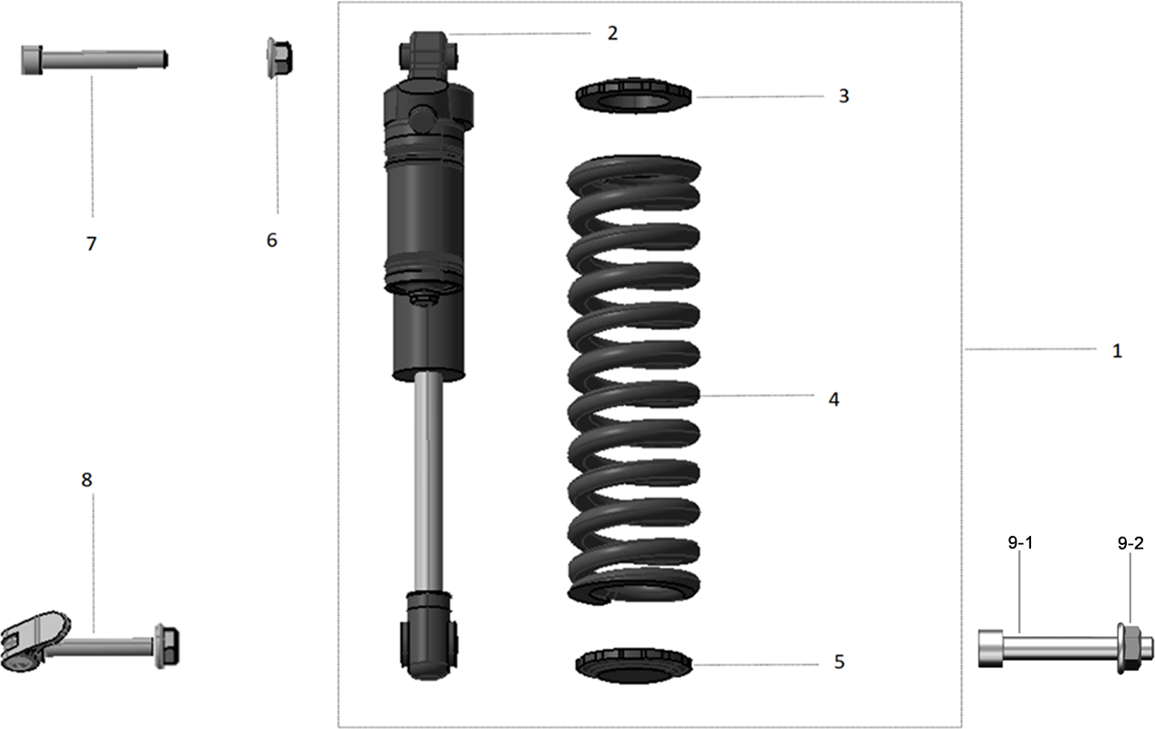 ENSEMBLE SUSPENSION ARRIERE