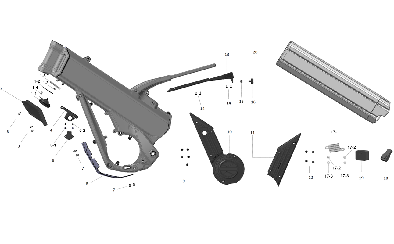 PIECES DE FIXATION EXTERIEURES
