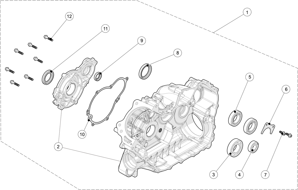 KIT CARTER MOTEUR DROIT