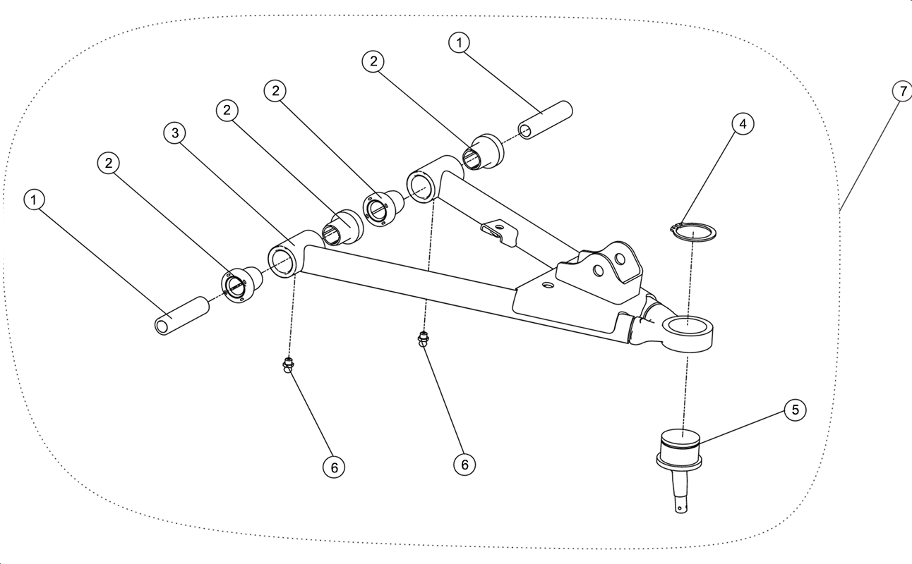 TRIANGLE AVANT SUPERIEUR DROIT