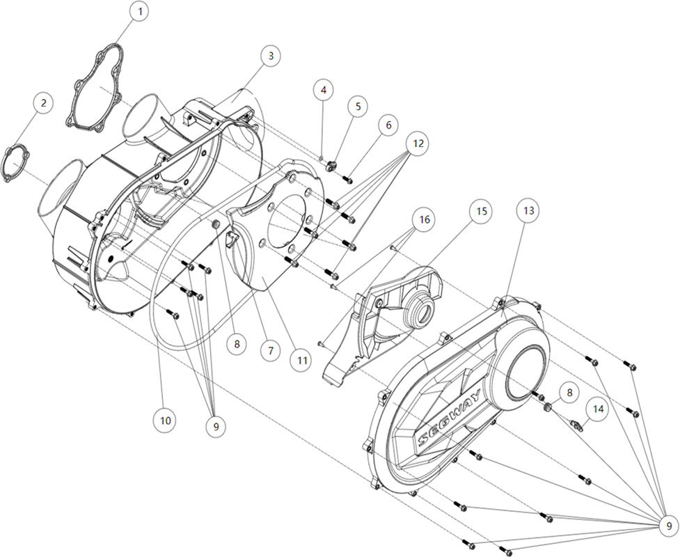 CACHES VARIATEUR CVTECH