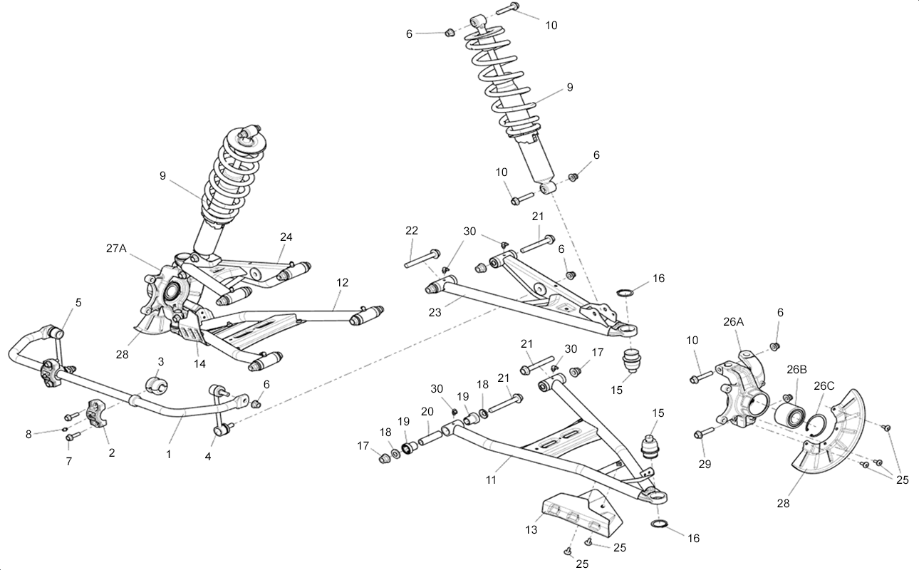 ENSEMBLE SUSPENSION AVANT
