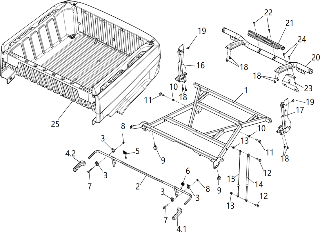 ENSEMBLE BENNE / ARMATURE BENNE