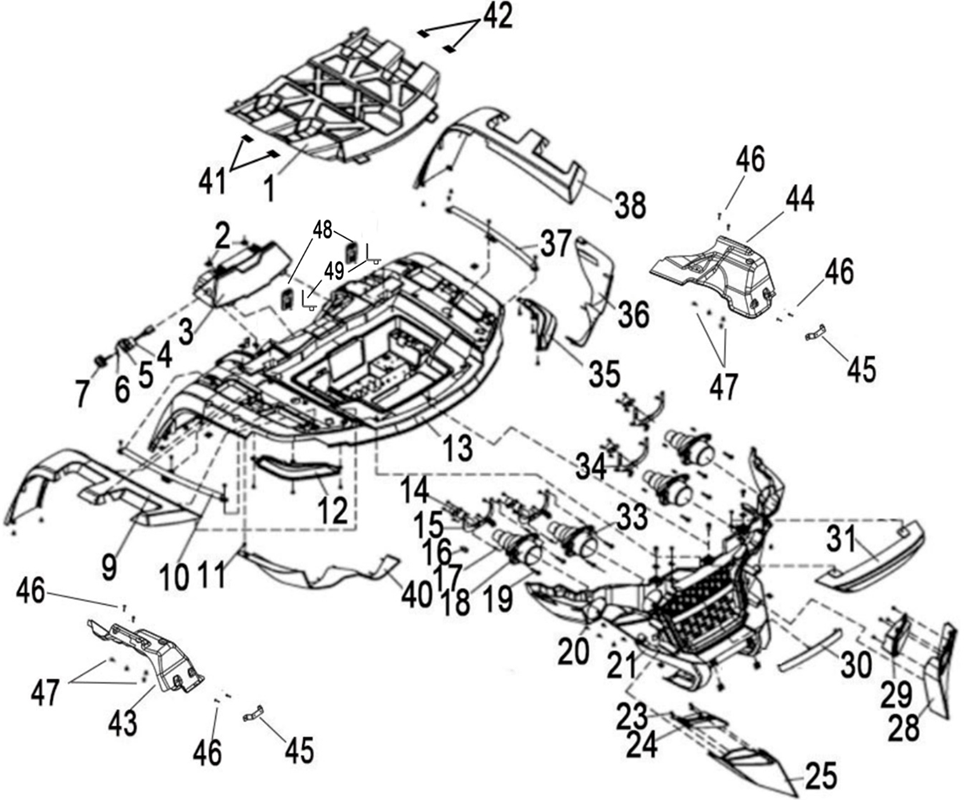 CARROSSERIE AVANT / CHASSIS