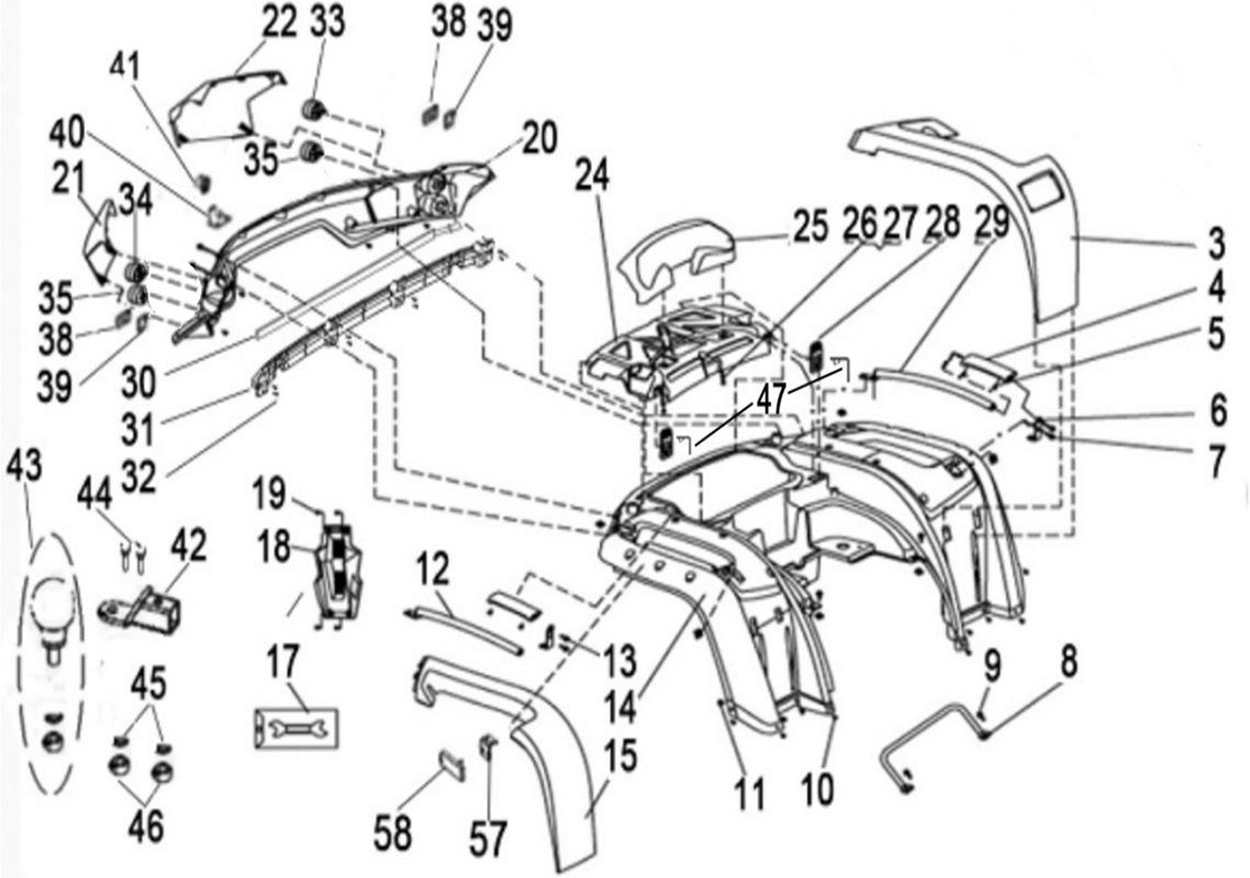 CARROSSERIE ARRIERE