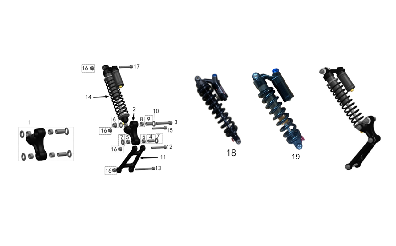 ENSEMBLE SUSPENSION ARRIERE