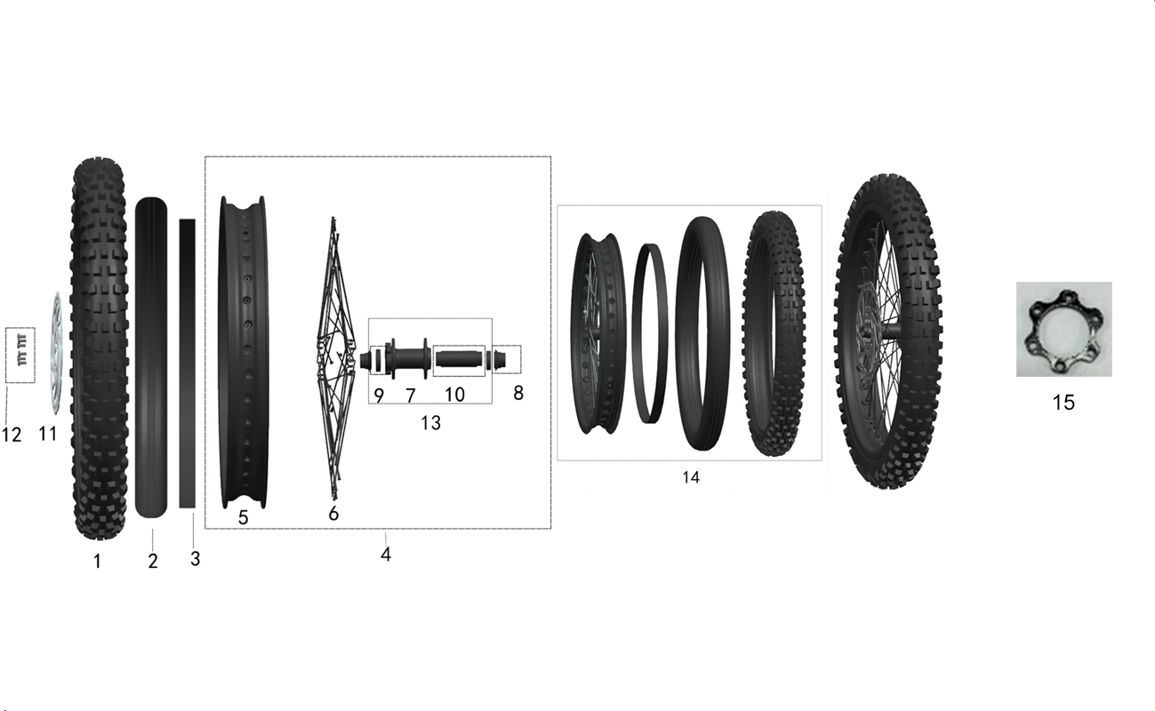 ENSEMBLE ROUE AVANT