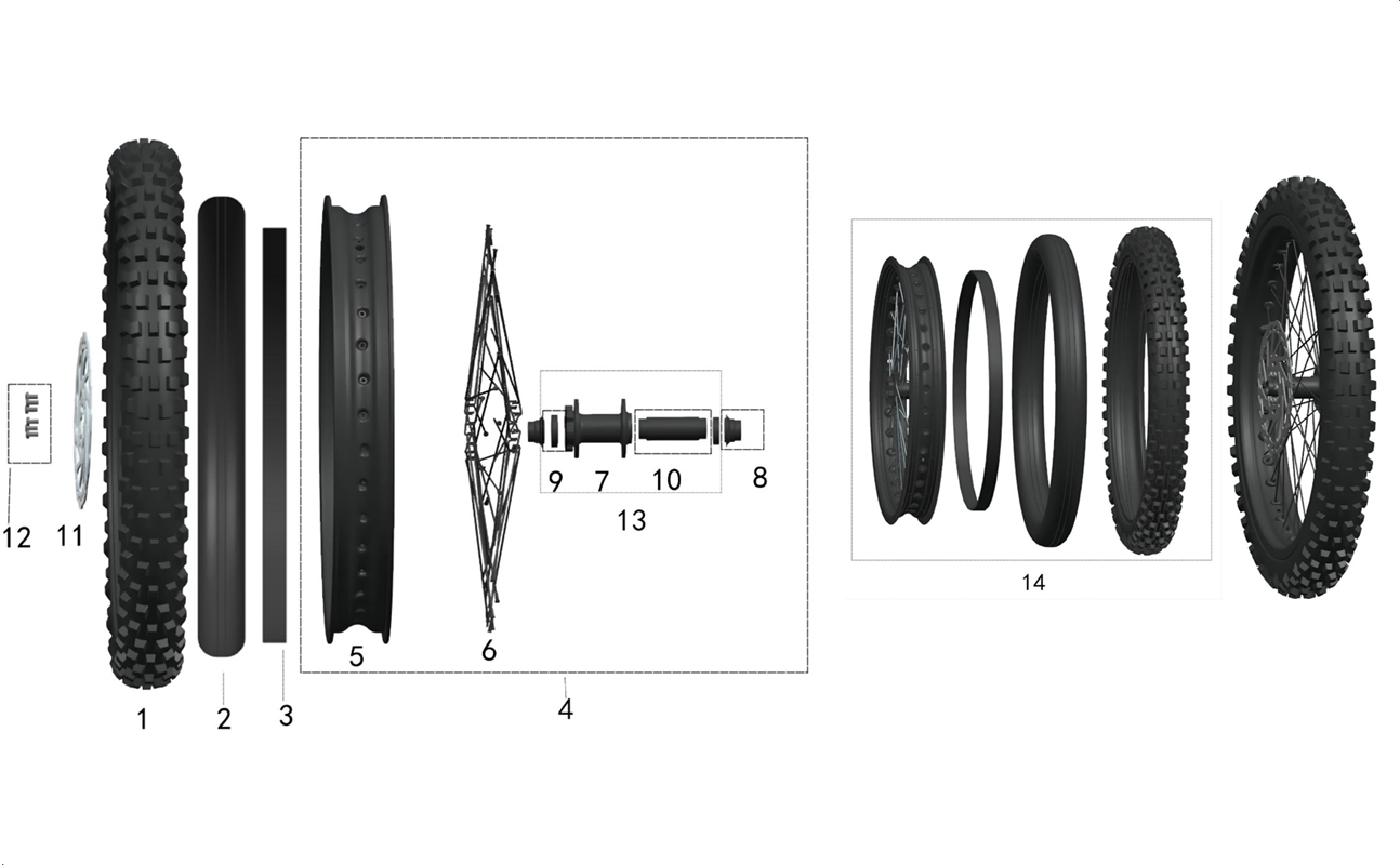 ENSEMBLE ROUE AVANT