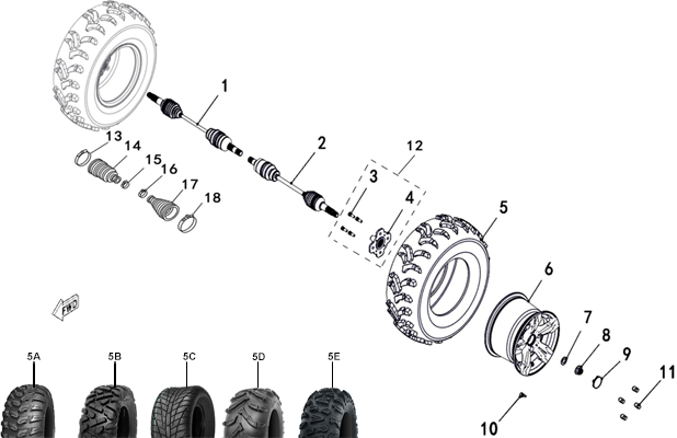 ROUES AVANT