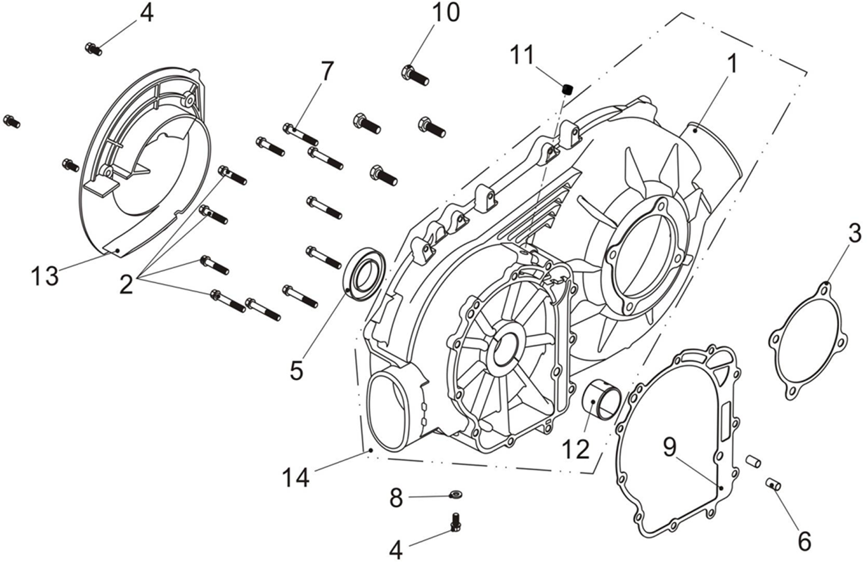 CARTER VARIATEUR