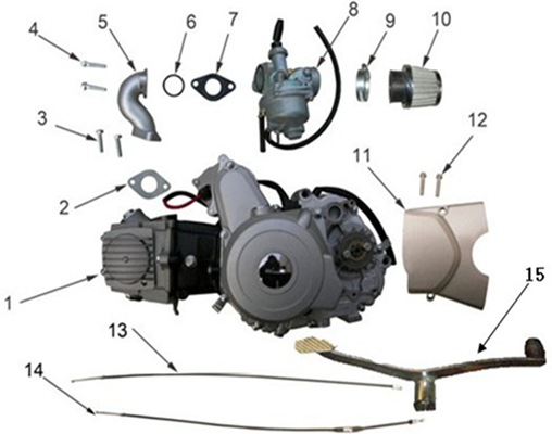 ENSEMBLE MOTEUR (NO SERIE  L08AG.A7.....)