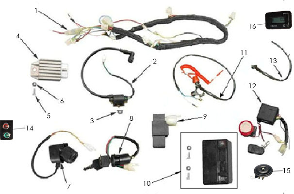 SYSTEME ELECTRIQUE (NO SERIE  L08AG.A7.....)
