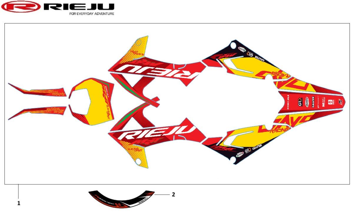 JEU D'AUTOCOLLANTS RACING DAYS